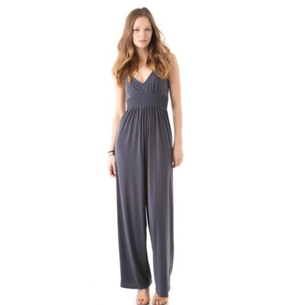 Susana Monaco Halter Stretch Jumpsuit Romper XS
